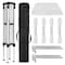 Flash Furniture 8'x8' White Outdoor Pop Up Slant Leg Canopy Tent JJ-GZ88-WH-GG - alternate 3